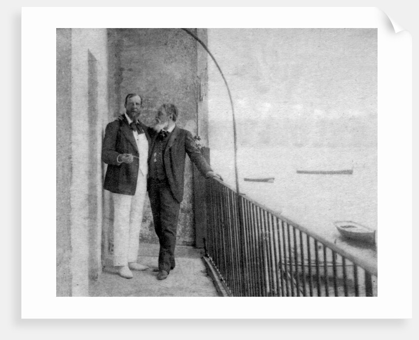 Paul Deroulede, French author and politician and Jean Mounet-Sully, French actor by Anonymous