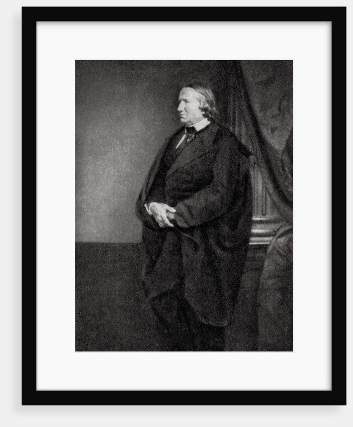Alfred de Vigny, French poet, playwright and novelist by Anonymous