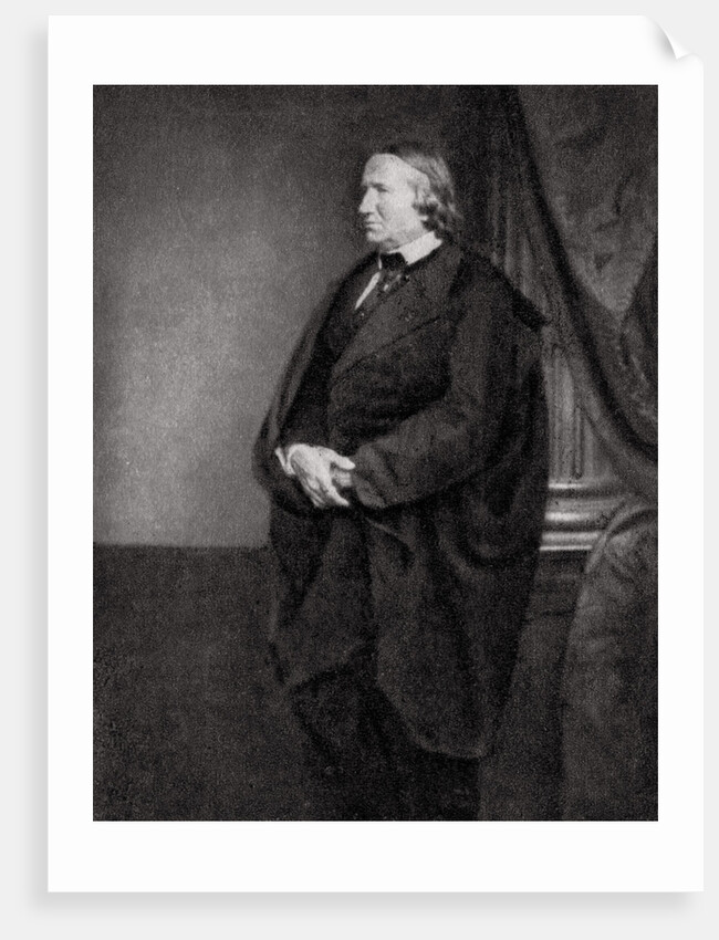 Alfred de Vigny, French poet, playwright and novelist by Anonymous