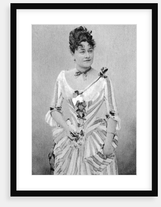 Marie Grisier Montbazon, French mezzo-soprano and actress by Anonymous