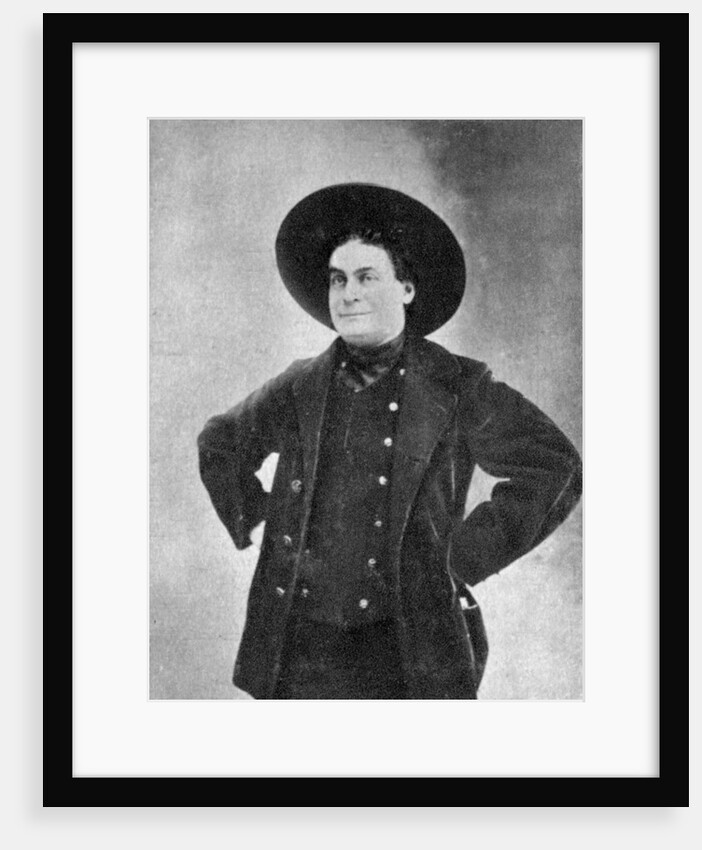 Aristide Bruant, French cabaret singer, comedian and nightclub owner by Anonymous