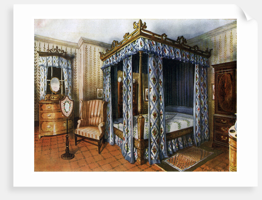 A Hepplewhite bedroom by Edwin Foley