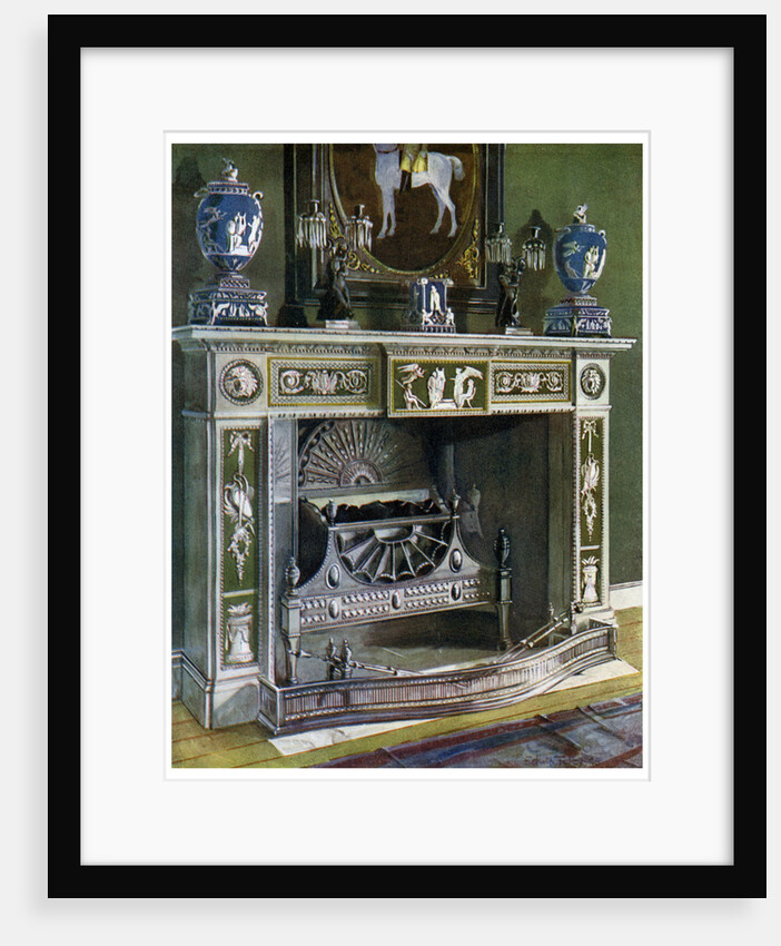 Wedgwood Flaxman chimneypiece, Fontainebleau, France by Edwin Foley
