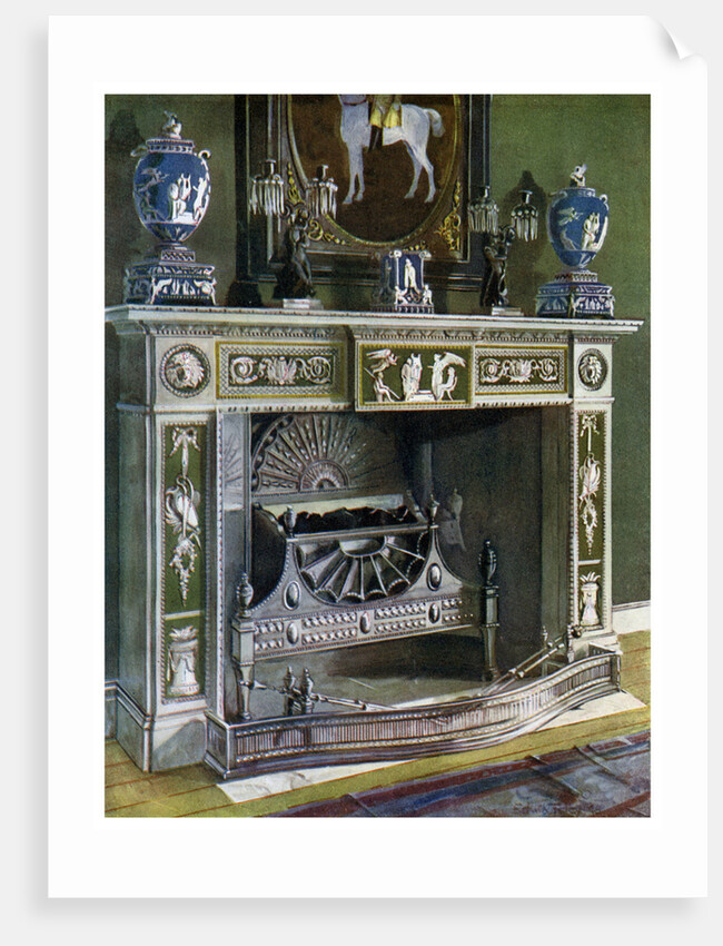 Wedgwood Flaxman chimneypiece, Fontainebleau, France by Edwin Foley