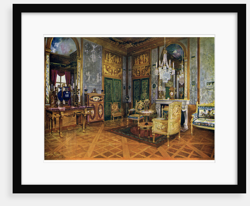 Salon de Musique of Marie Antoinette, Chambre a Coucher, Palais de Fontainebleau, France by Edwin Foley