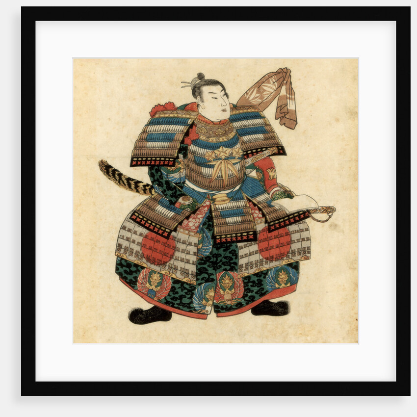 Japanese warlord Minamoto no Yoritomo by Utagawa Kuniyoshi