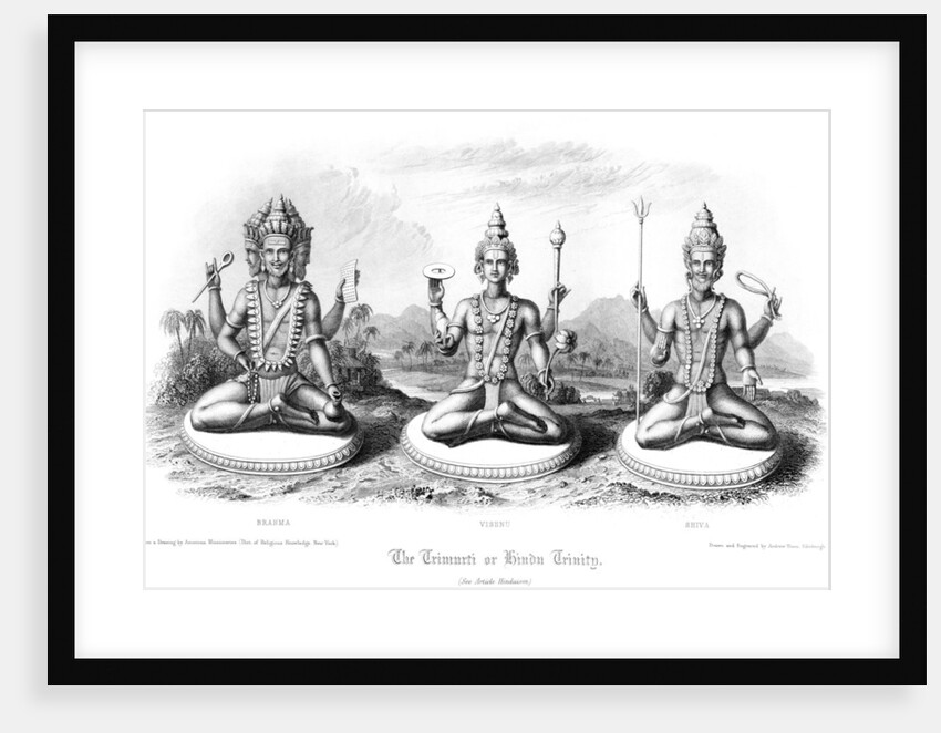 The Trimurti or Hindu Trinity by Andrew Thomas