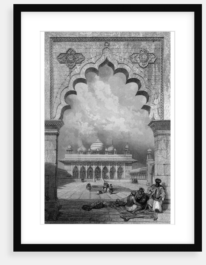 The Moti Musjid or Pearl Mosque, Agra, Hindustan by James Gardner