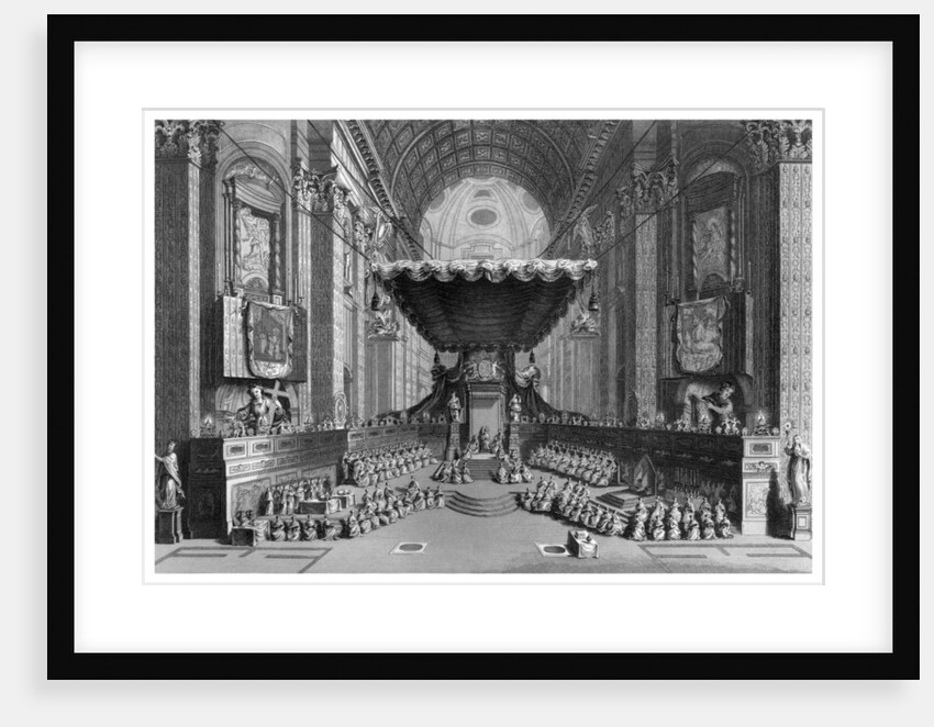 'Canonization of Saints in St Peter's Church, Rome' by T Brown