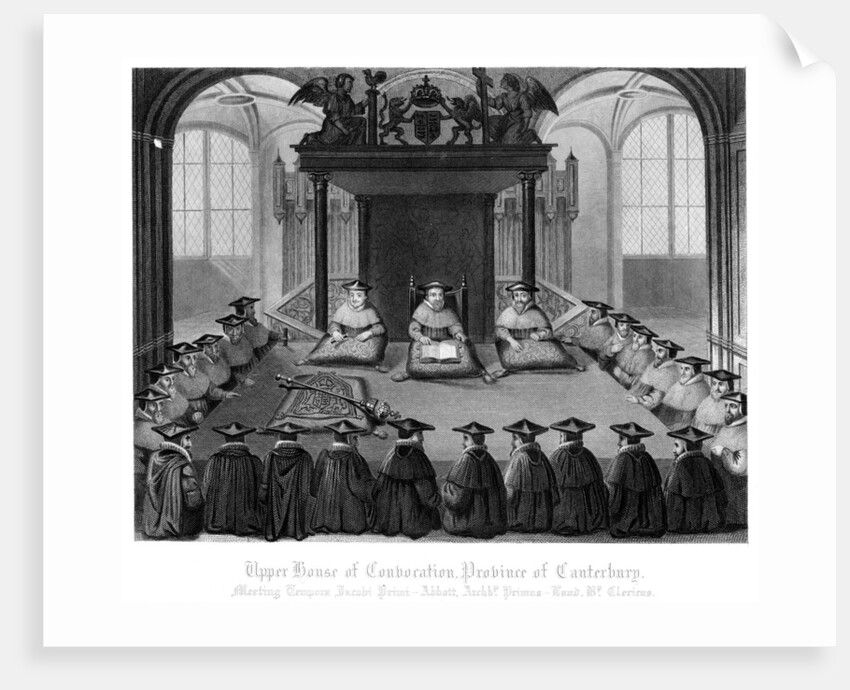 Upper House of Convocation, Province of Canterbury by Anonymous