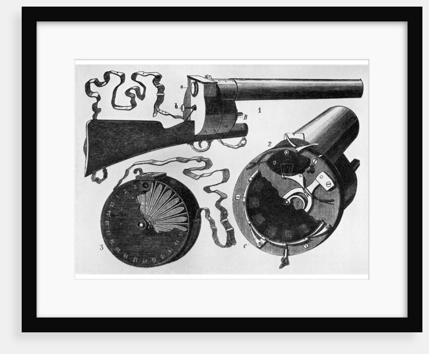 Photographic gun designed by Etienne Jules Marey by Anonymous