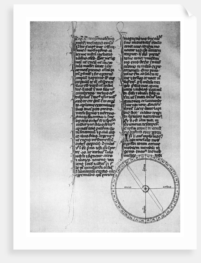 The first pivoted needle compass by Anonymous
