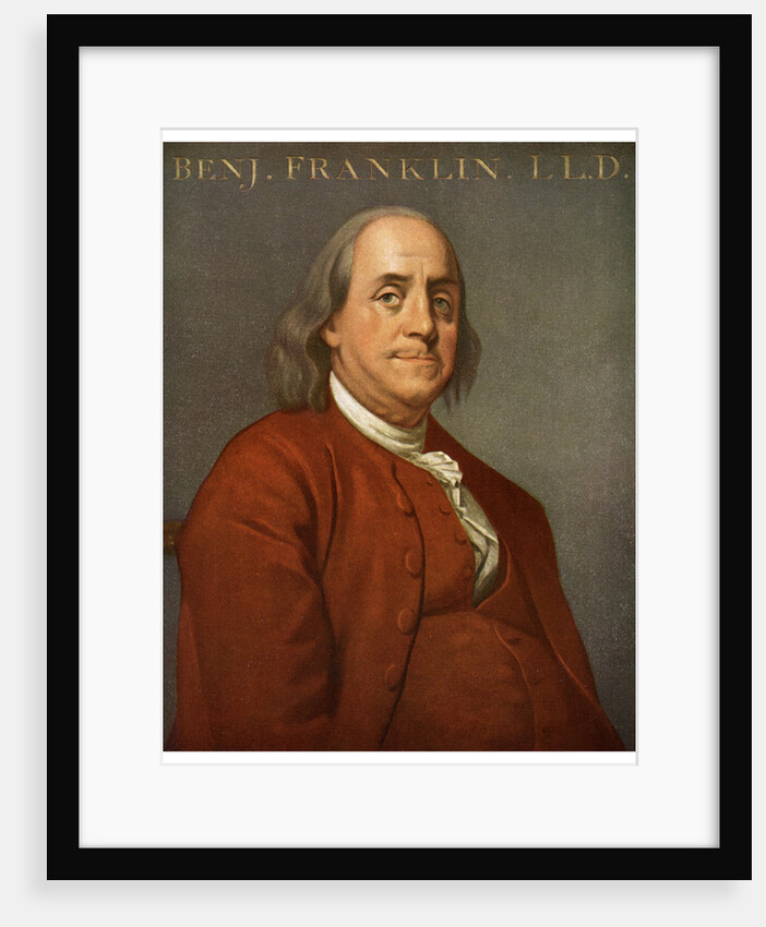 Benjamin Franklin, American scientist and politician by Anonymous