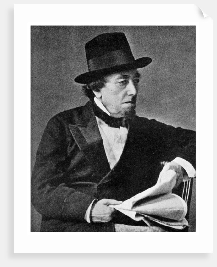 Benjamin Disraeli, British statesman by Anonymous