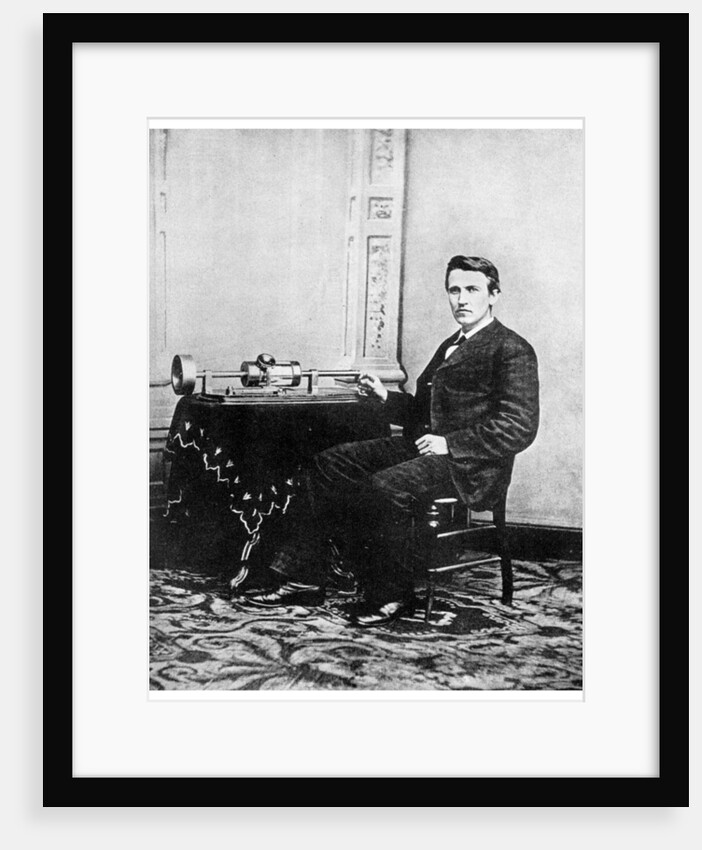 Thomas Edison, American inventor by Anonymous