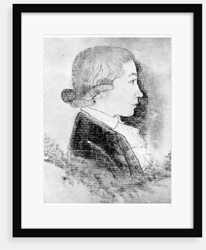 Friedrich Holderlin, German poet by Anonymous