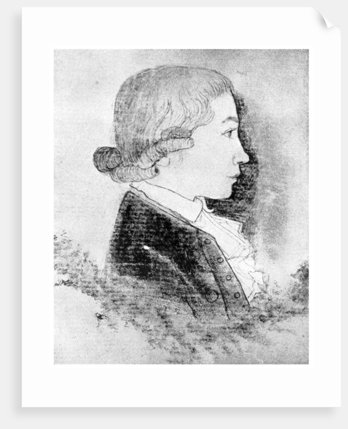 Friedrich Holderlin, German poet by Anonymous