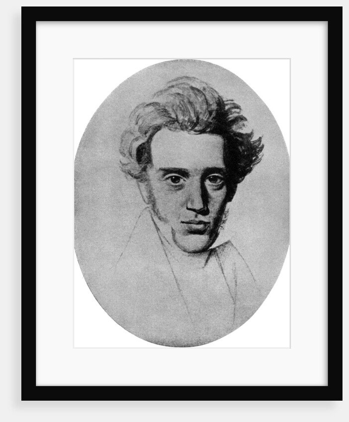 Soren Kierkegaard, Danish philosopher and theologian by Anonymous