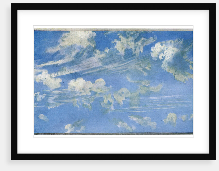 Nature: cloud study by Anonymous