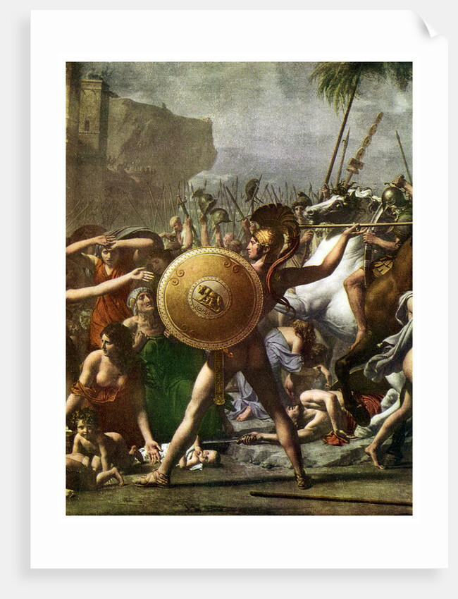 Hero worship: detail from 'The Intervention of the Sabine Women' by Anonymous