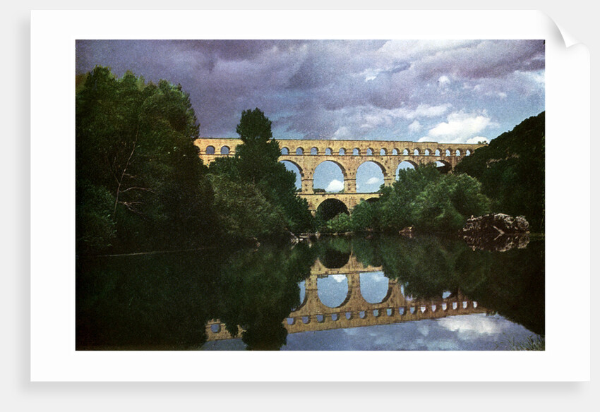Pont du Gard, Roman aqueduct, Nimes, France by Anonymous