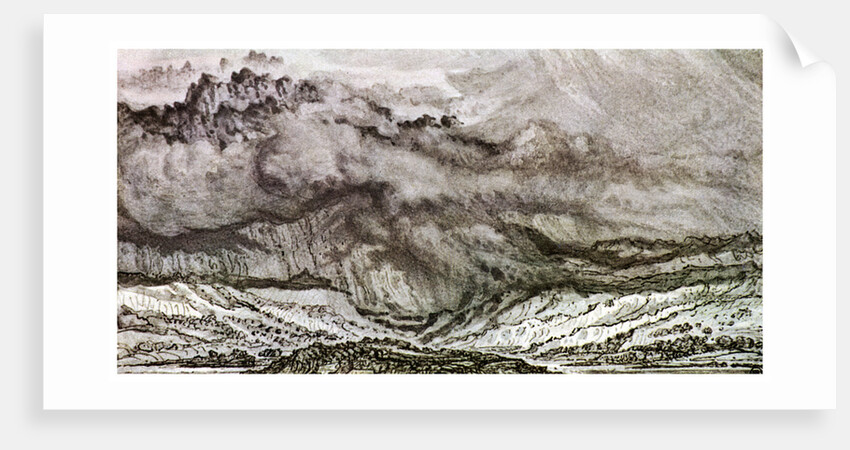 Snowdon, an Approaching Storm by Anonymous