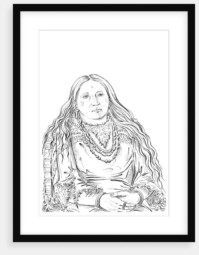 'The Twin', matron of the Riccaree tribe by Myers and Co