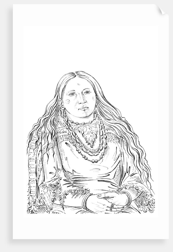 'The Twin', matron of the Riccaree tribe by Myers and Co