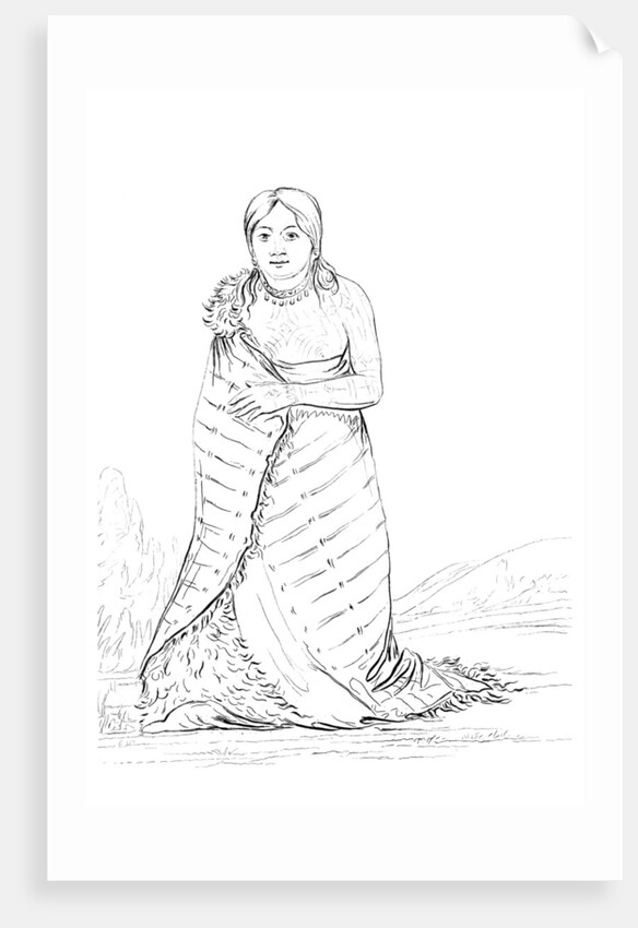 'The Pure Fountain', wife of the chief of the Ponca tribe by Myers and Co