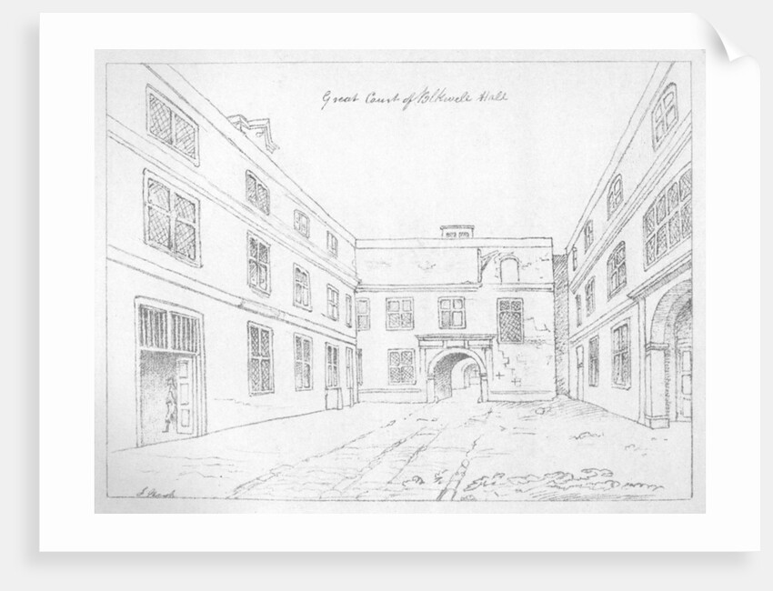 'Great Court of Blackwell Hall', City of London by William Griggs
