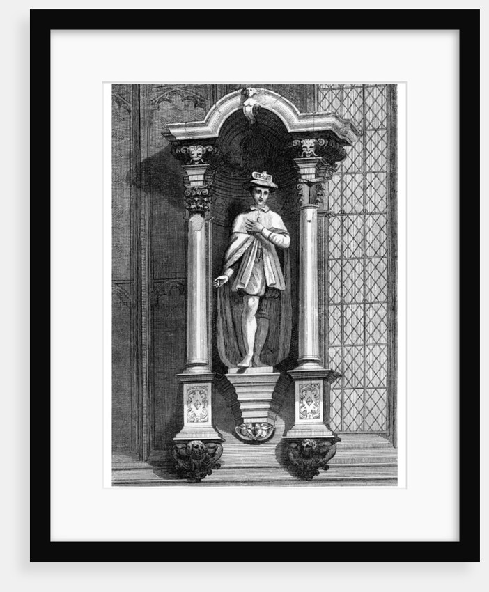 The statue of Edward VI, from the front of the Guildhall Chapel, City of London by William Griggs