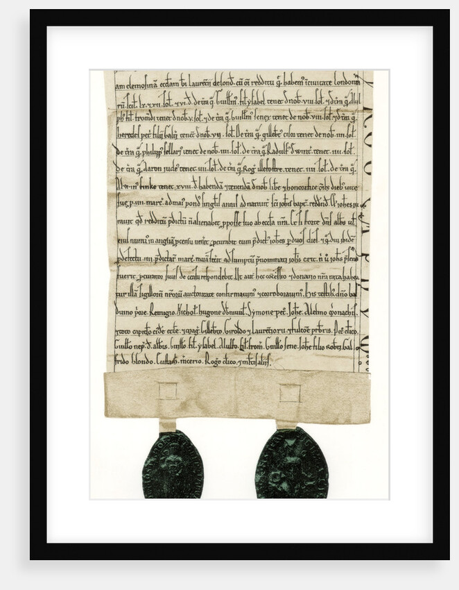 Title deed for properties surrounding the Guildhall, City of London by Anonymous