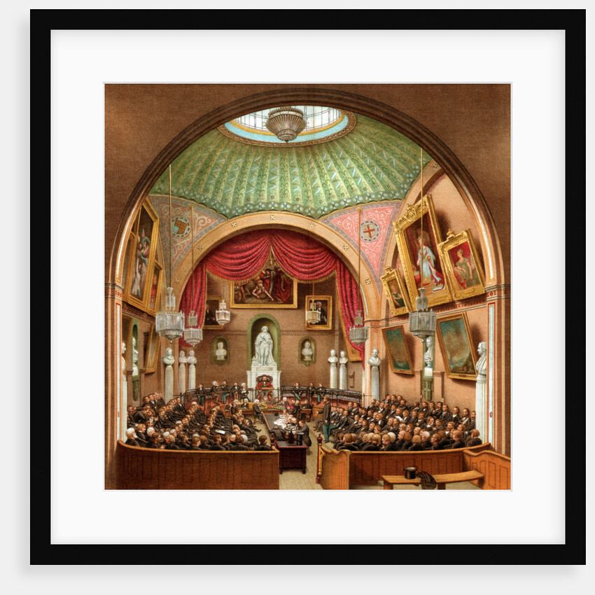 Council Chamber, Guildhall, City of London by William Griggs