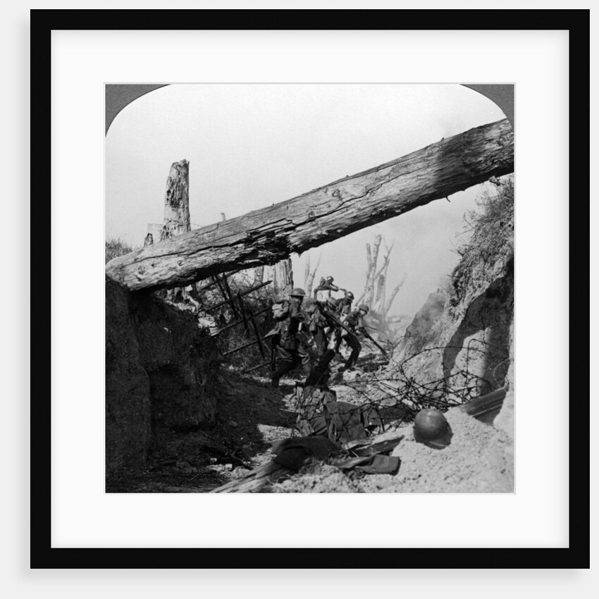 Trench warfare on the Wotan Line, Queant, France, World War I by Realistic Travels Publishers
