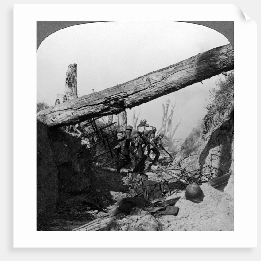 Trench warfare on the Wotan Line, Queant, France, World War I by Realistic Travels Publishers