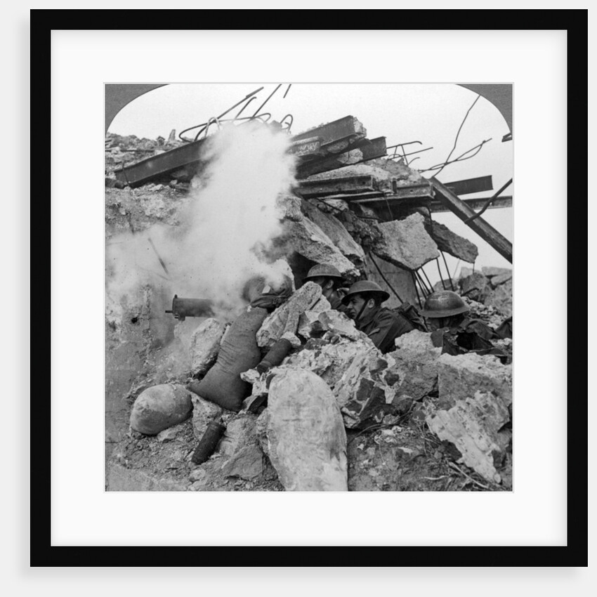 Machine gun nest, Poelcappelle, Belgium, World War I by Realistic Travels Publishers