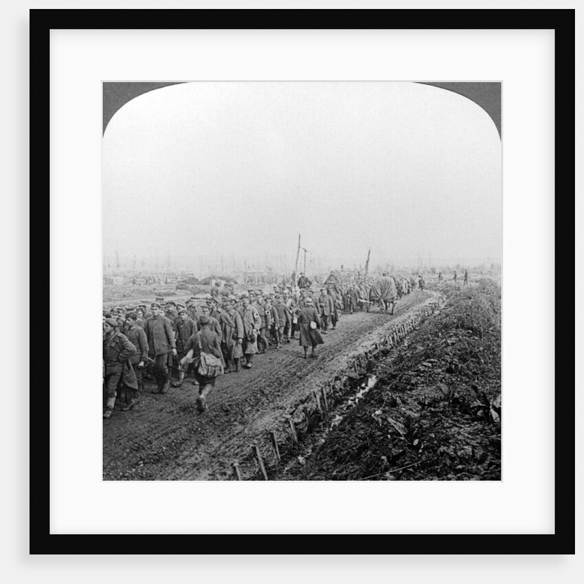 German prisoners of war, Sambre, World War I by Realistic Travels Publishers