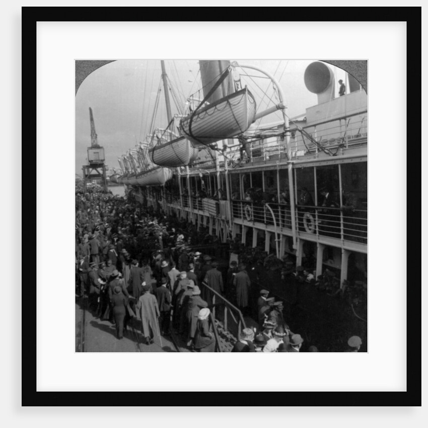 Aviation Corps boarding a ship, World War I by Realistic Travels Publishers