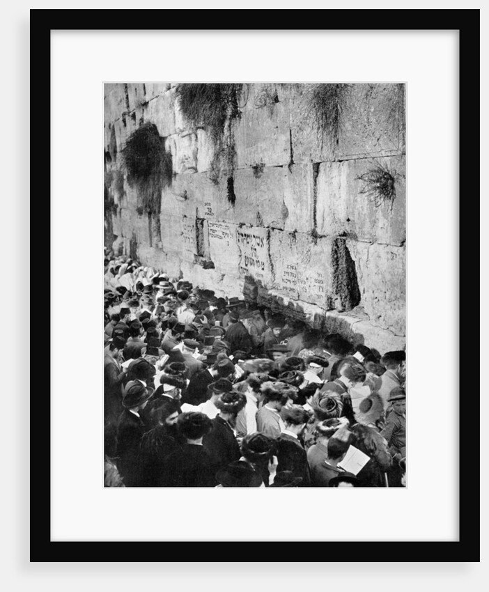 The Wailing Wall, Jerusalem by The American Colony