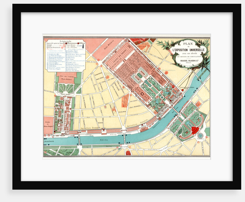 Plan of the Universal Exposition, Paris by Anonymous