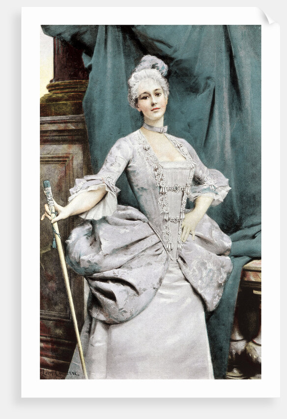 A lady of rank of the time of Louis XV by Anonymous