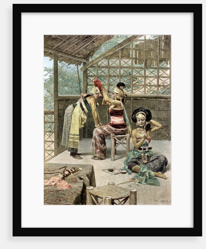 The Javanese dancers, Universal Exposition, Paris by Anonymous