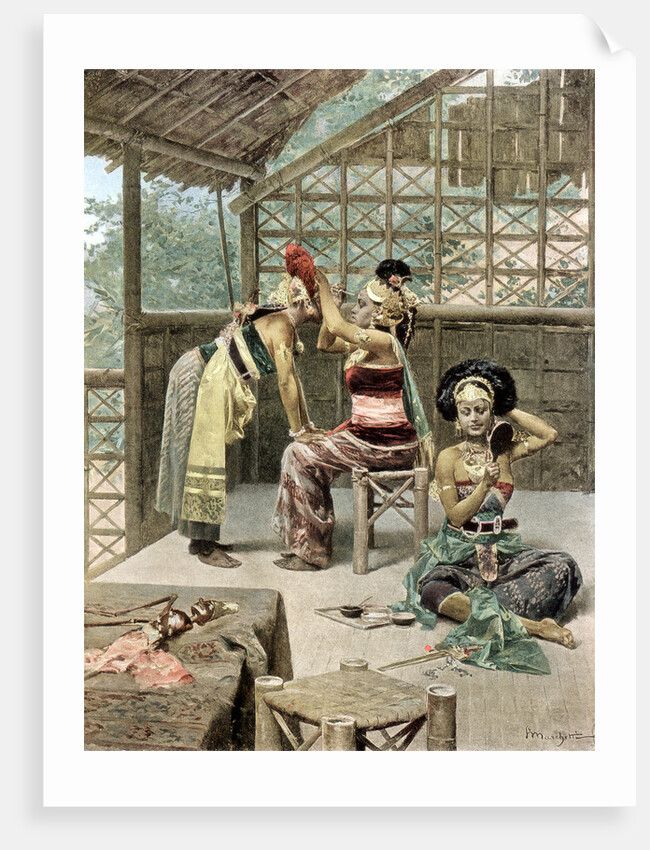 The Javanese dancers, Universal Exposition, Paris by Anonymous