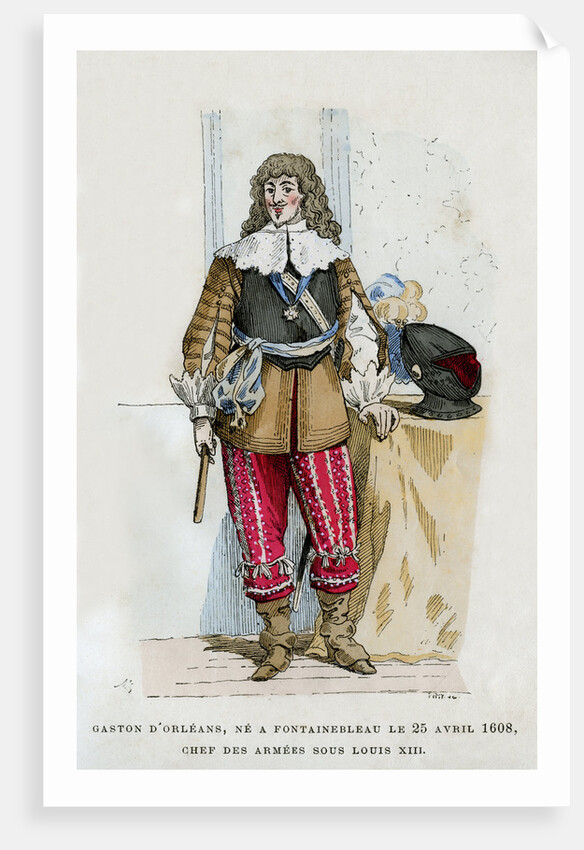 Gaston, Duc d'Orleans, commander of the armies under Louis XIII of France by Anonymous