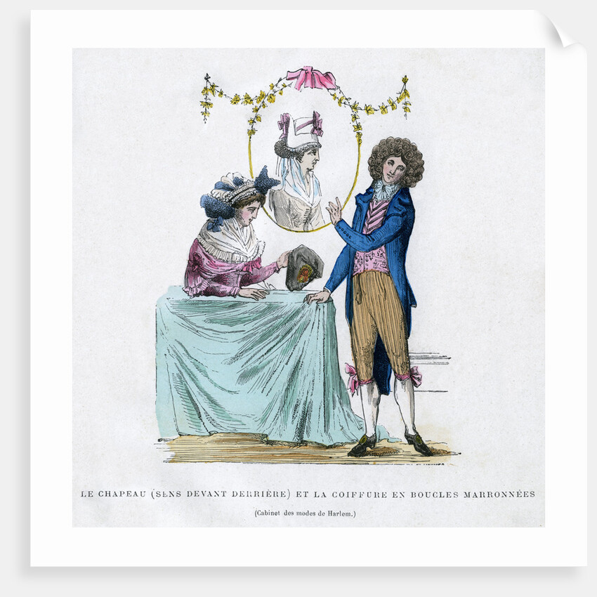 French fashion and hairstyle by Anonymous