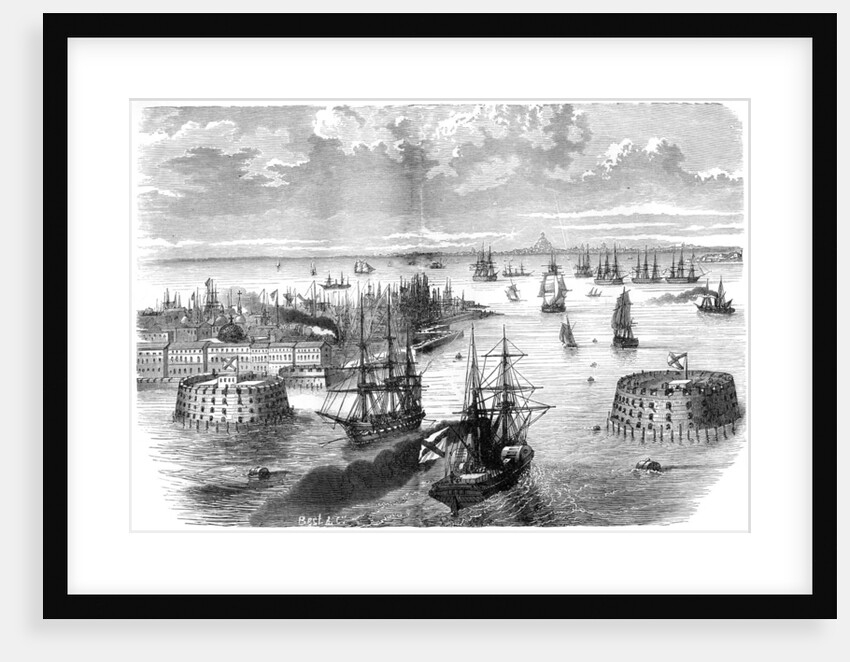 View of Kronstadt, Russia by Anonymous