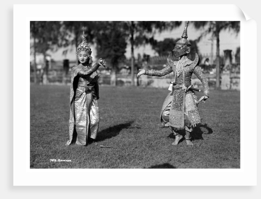 Dancers in traditional dress, Bangkok, Thailand by Anonymous