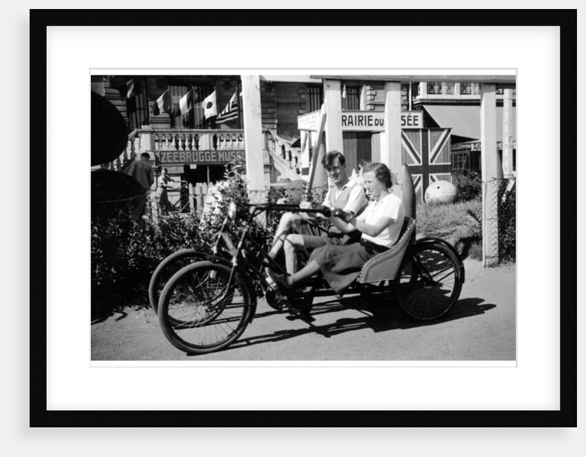 Two-seater tricycle, Zeebrugge, Belgium by Anonymous