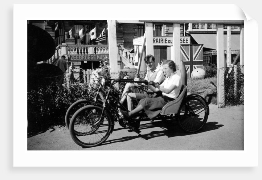 Two-seater tricycle, Zeebrugge, Belgium by Anonymous