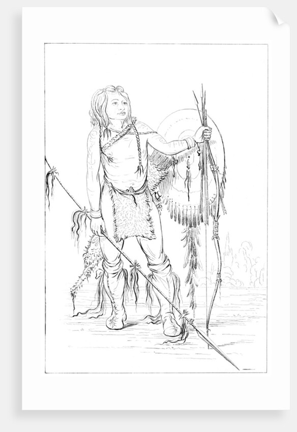 Comanche chief, the great Comanche village by Myers and Co